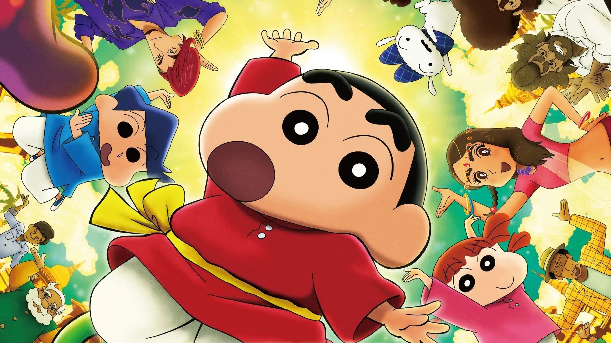 Crayon Shin-chan the Movie: Super Hot! The Spicy Kasukabe Dancers Background
