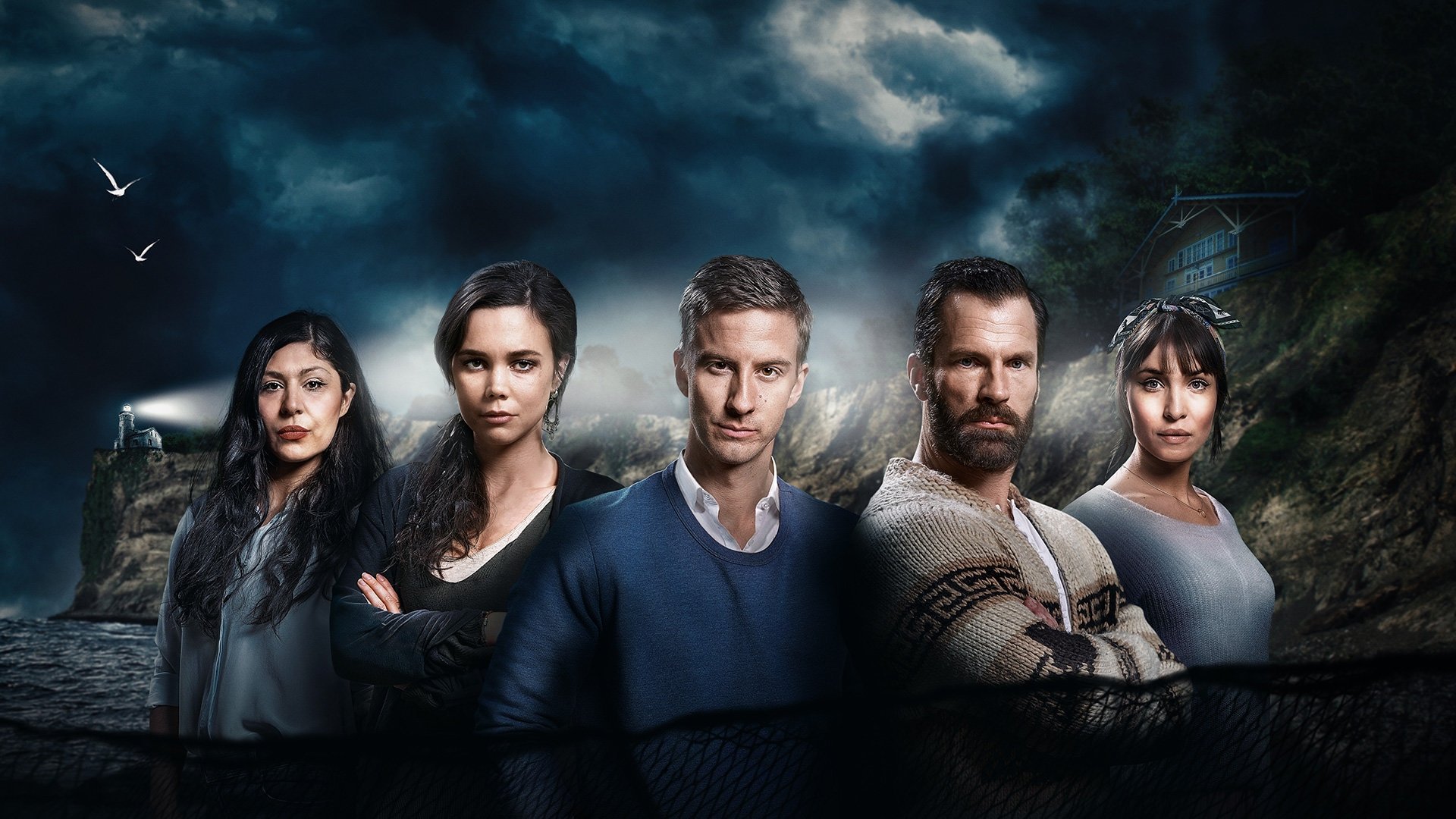 Black Lake Background